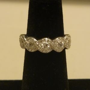 Sterling CZ ring size 5